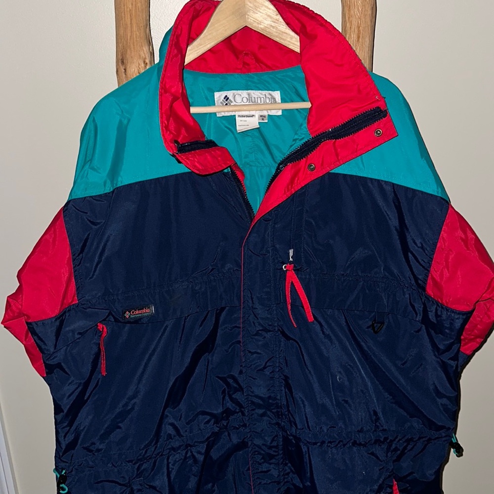 RARE Vintage 1990s Columbia Gizzmo Colorblock Jacket